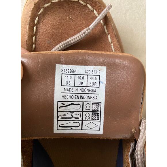 Sperry Top-Sider Intrepid Tan Men’s size US 11D Leather Boat Shoes - Picture 7 of 7